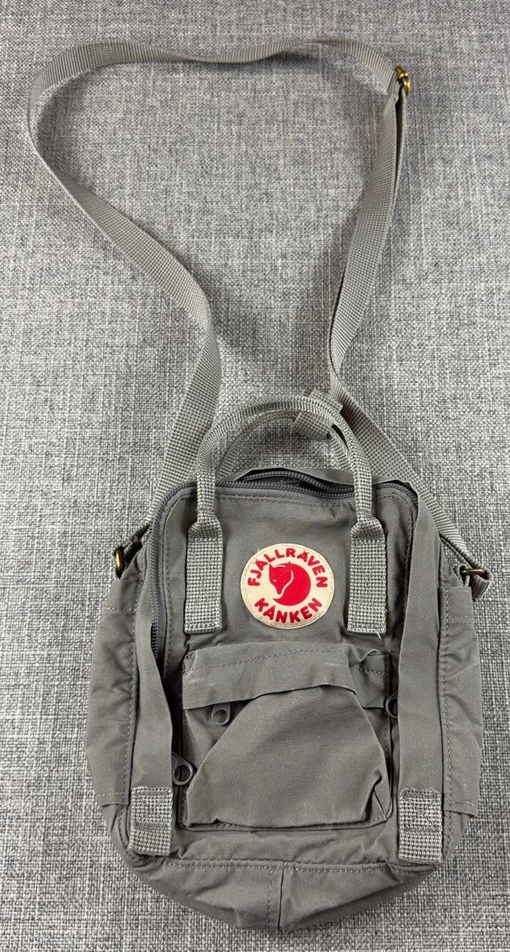 Fjallraven Kanken Sling Bag 23797 Fog Gray Crossbody Mini Backpack Purse